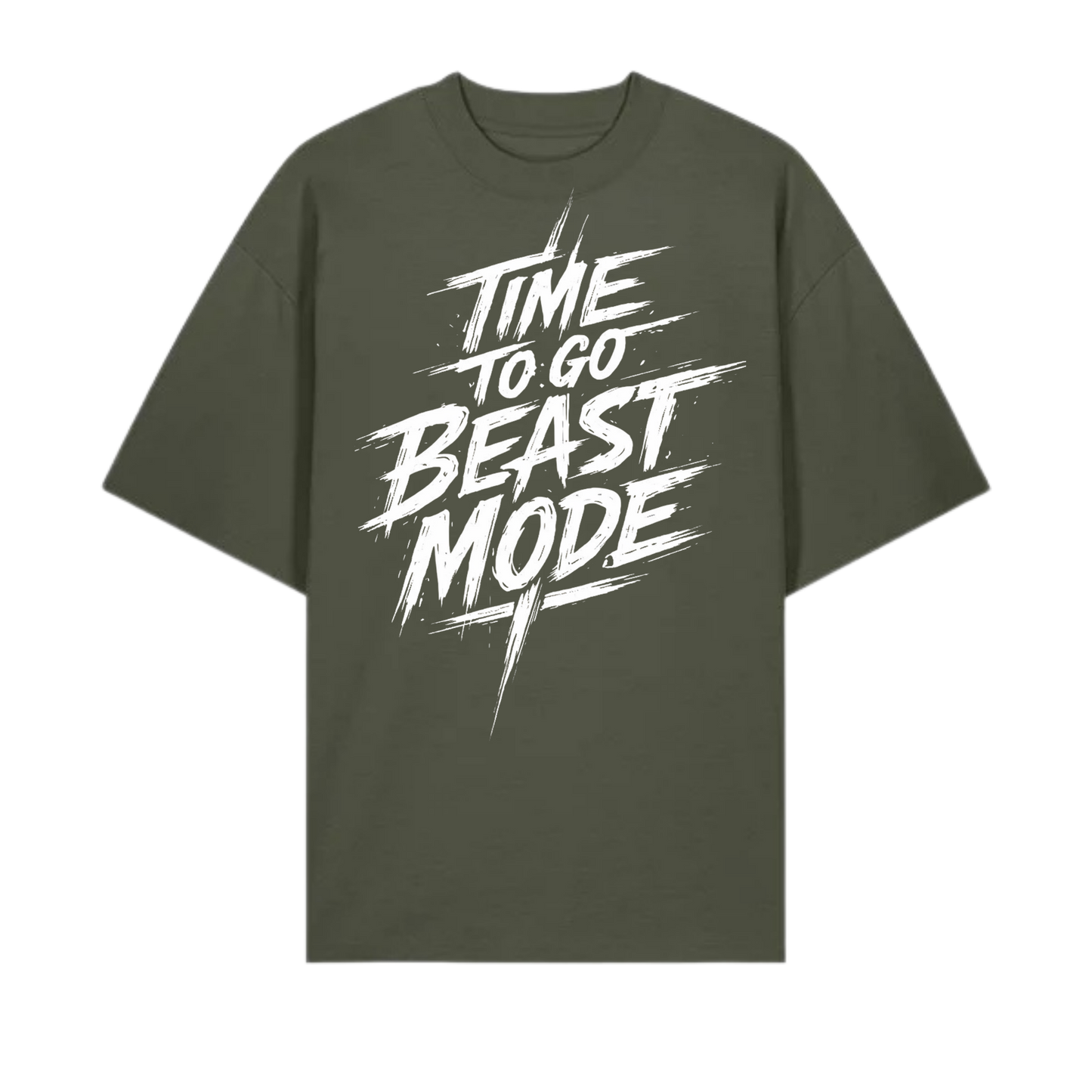 Time To Go Beast Mode – OVERSIZED TEE