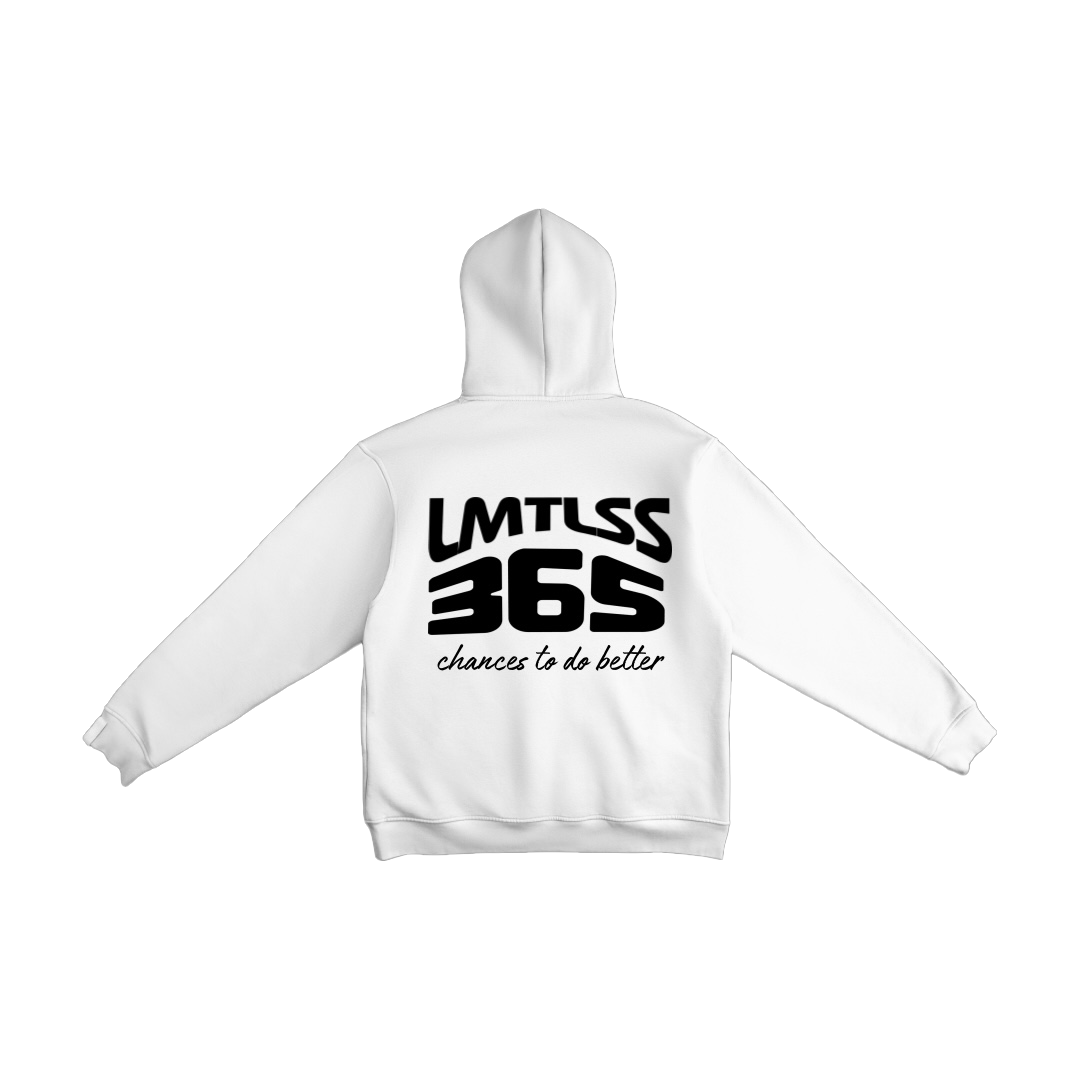 WHITE 365 lightweight hoodie