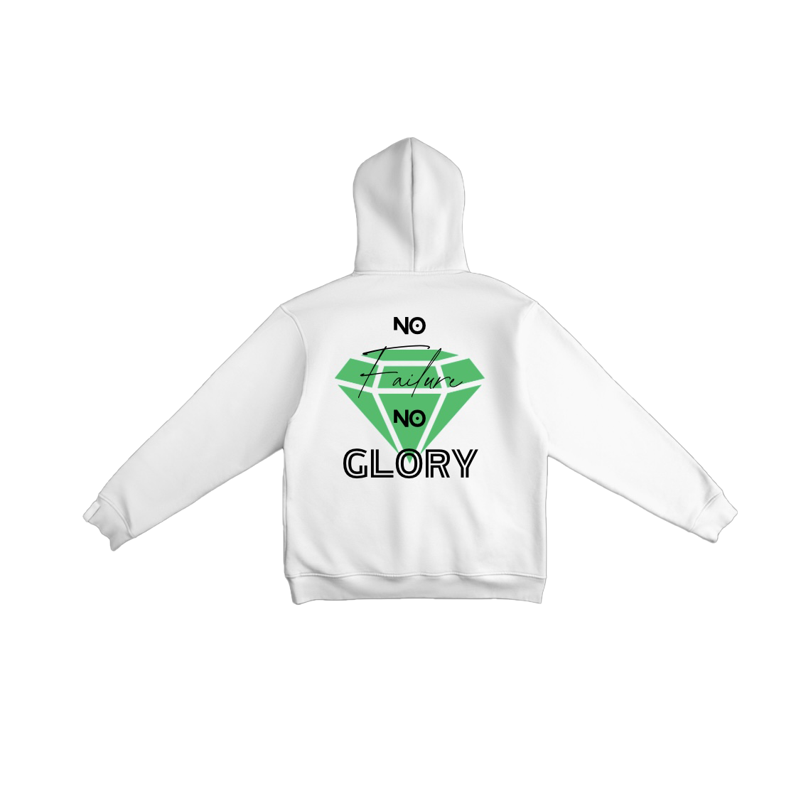 WHITE NFNG lightweight hoodie