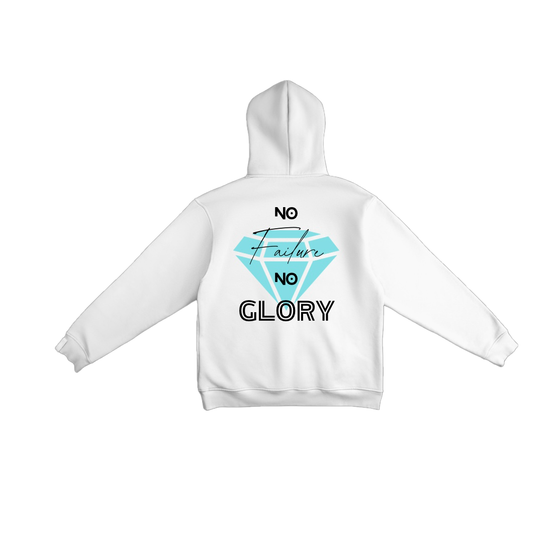 WHITE NFNG lightweight hoodie