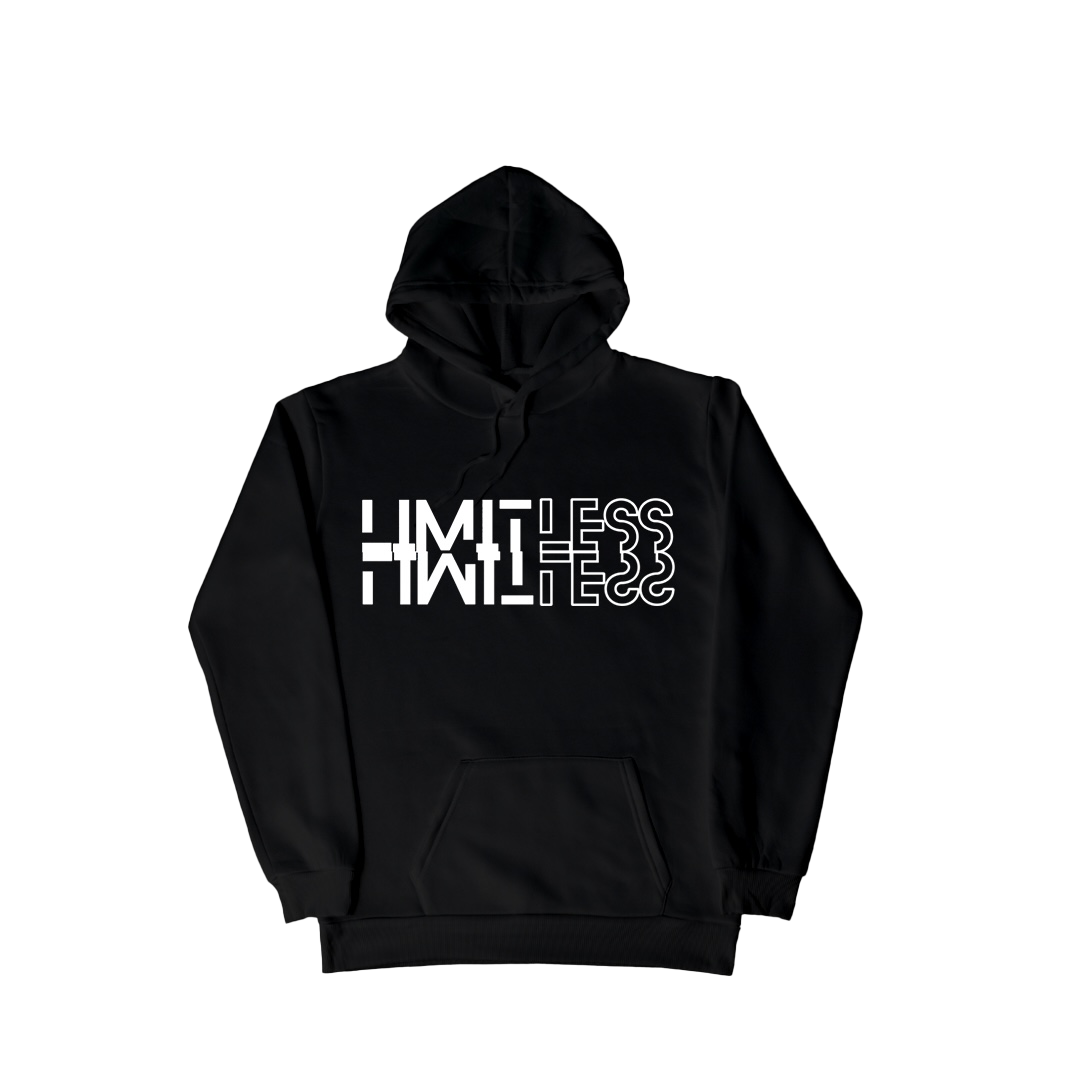 Mirror Hoodie (white print)