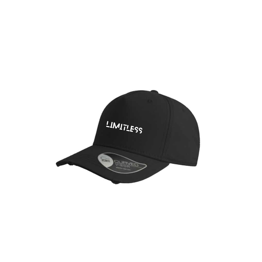 LIMITLESS Distressed Curve Cap