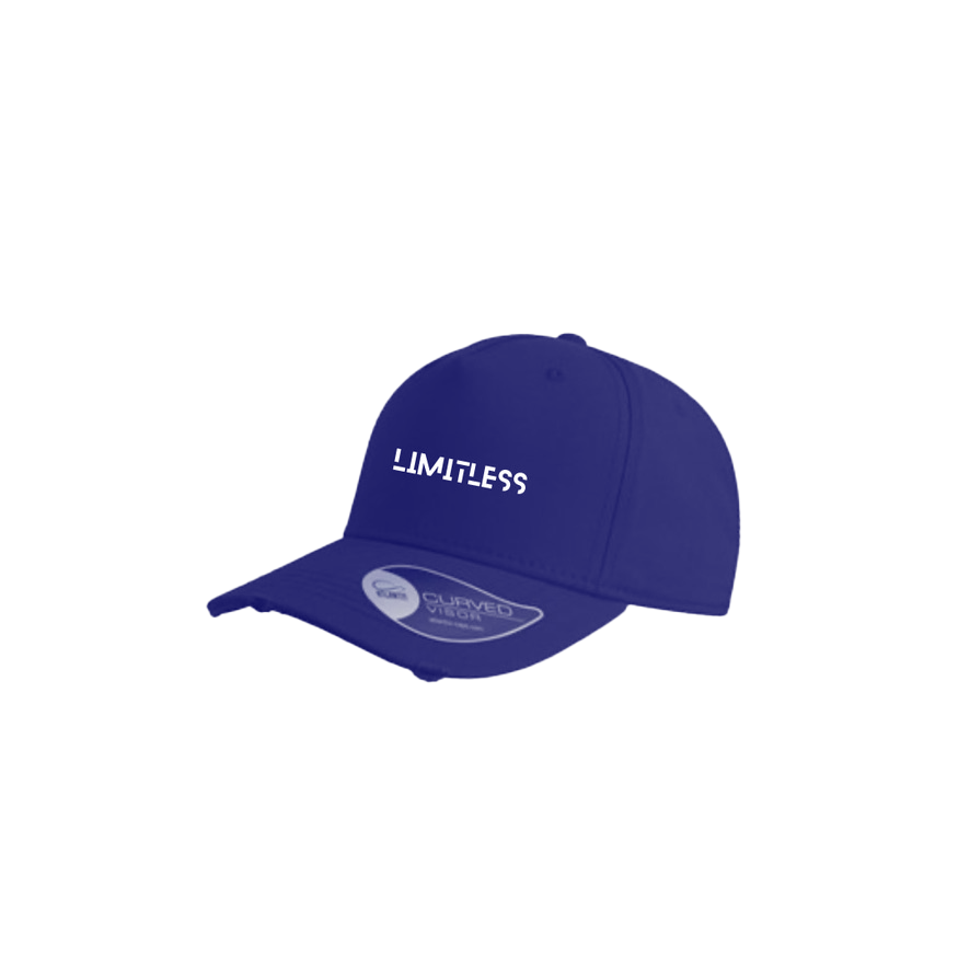 LIMITLESS Distressed Curve Cap