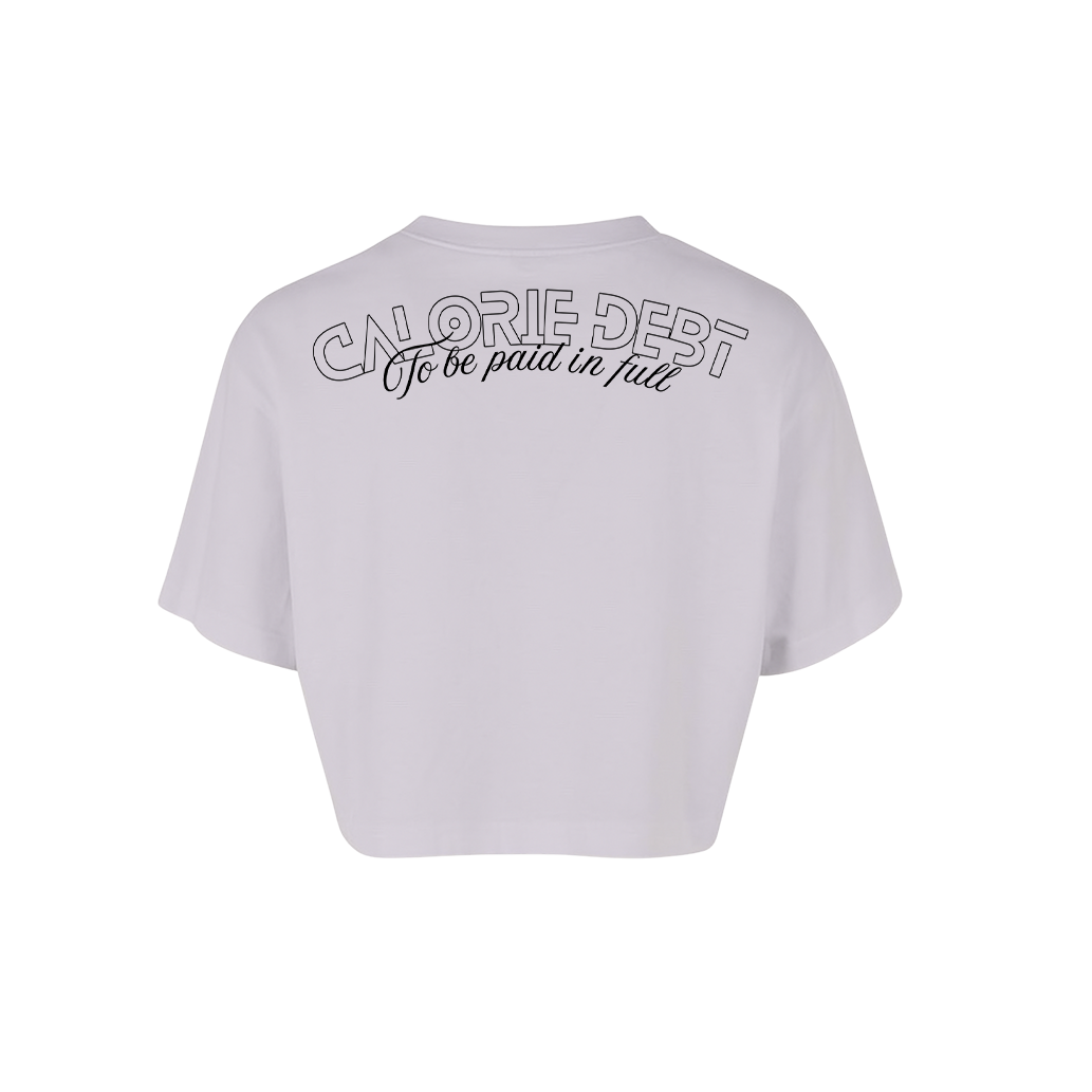 LMTLSS Crop Tee – CALORIE DEBT