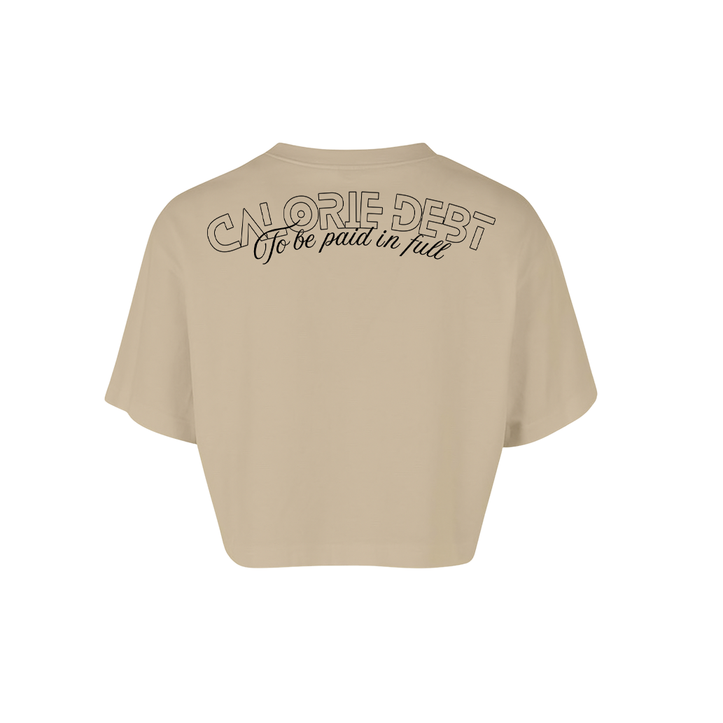 LMTLSS Crop Tee – CALORIE DEBT