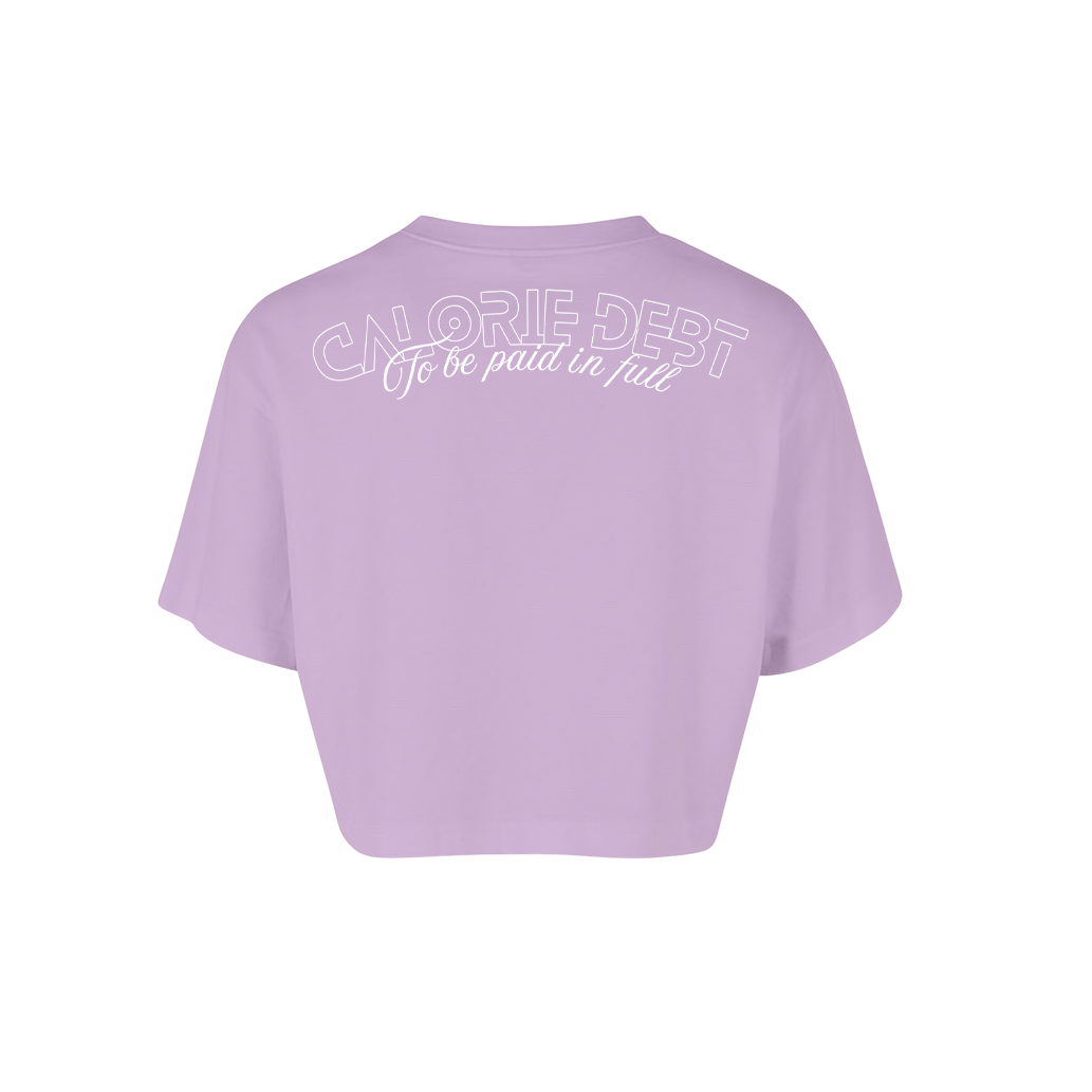 LMTLSS Crop Tee – CALORIE DEBT