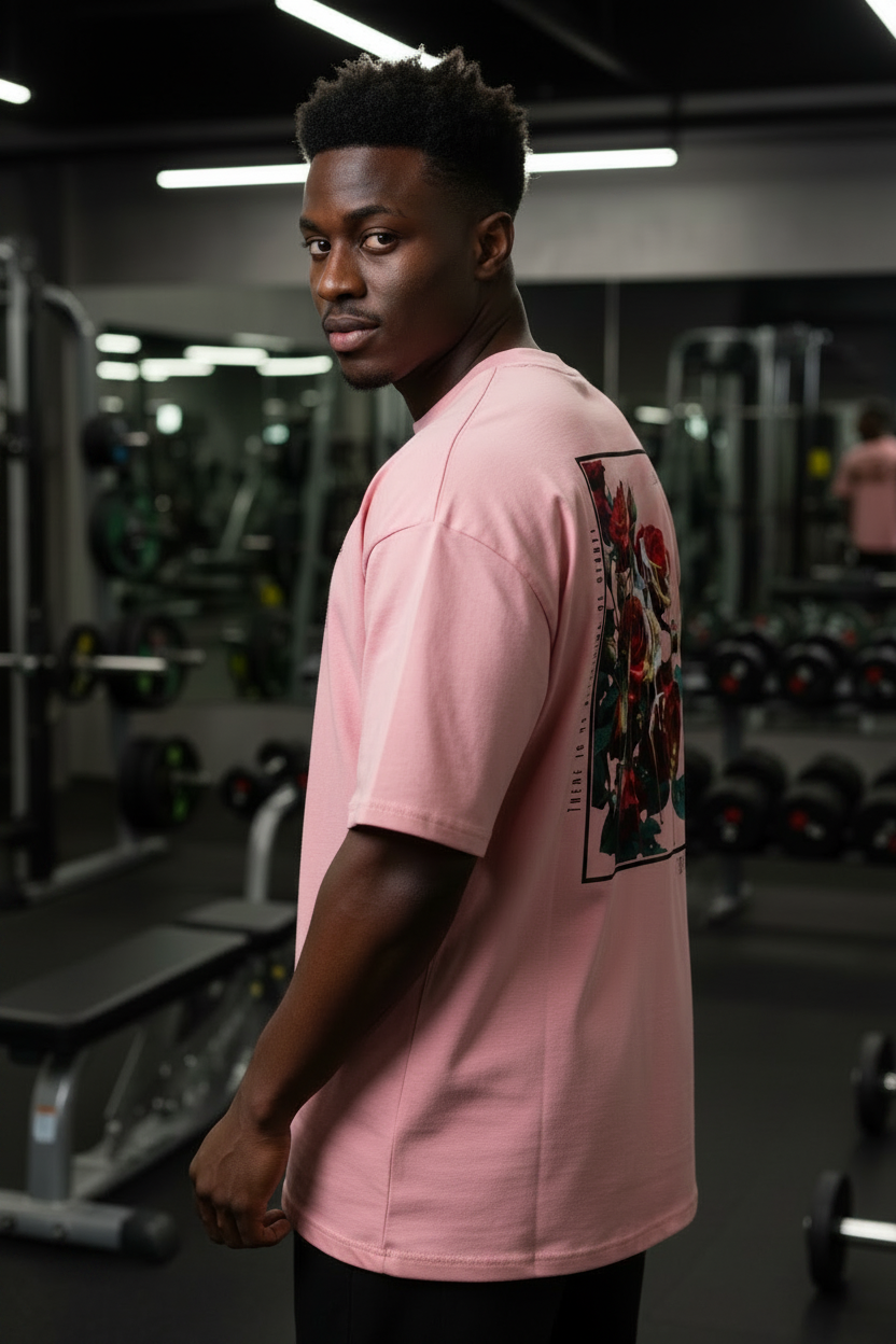 LMTLSS Bloom oversized Tee (roses)