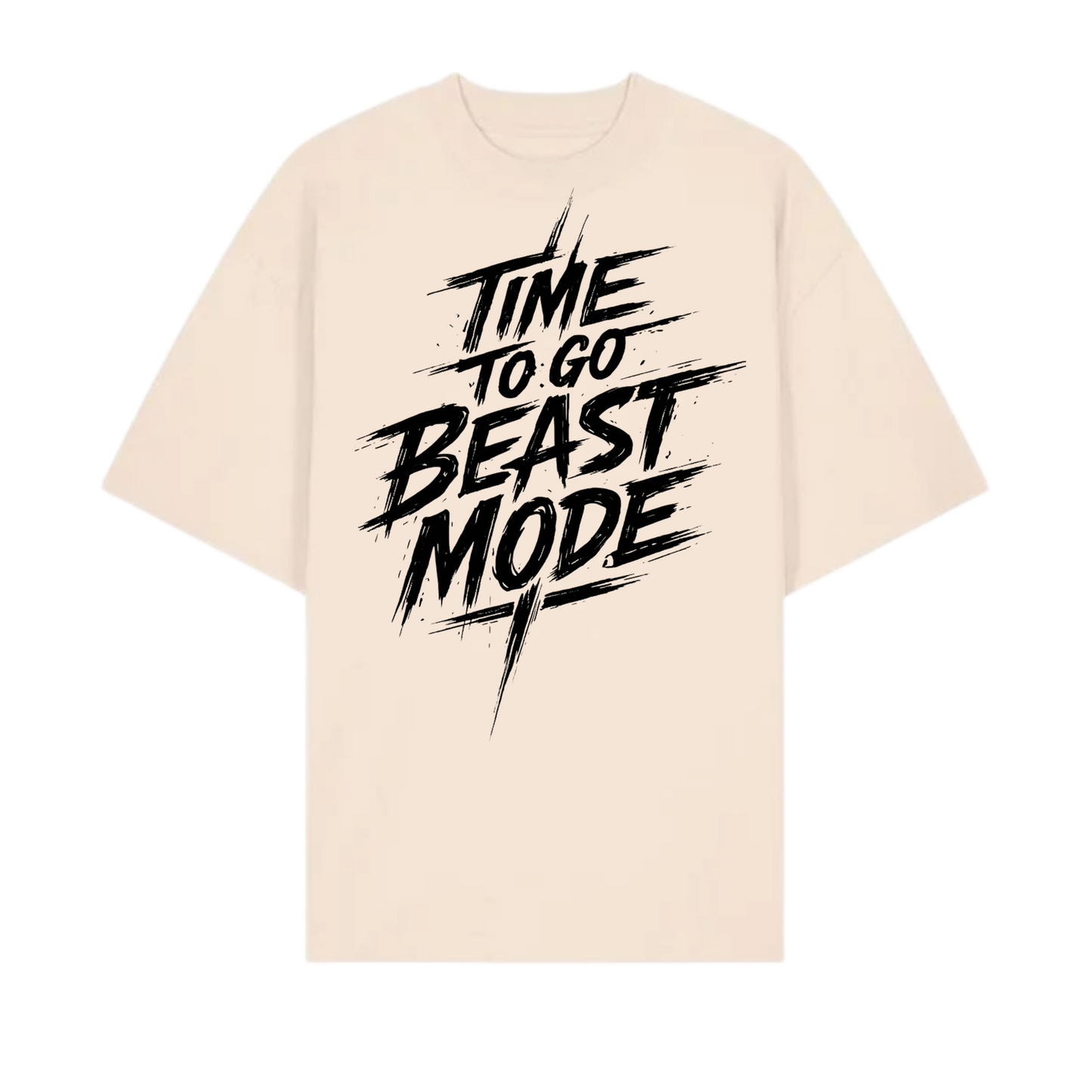 Time To Go Beast Mode – OVERSIZED TEE