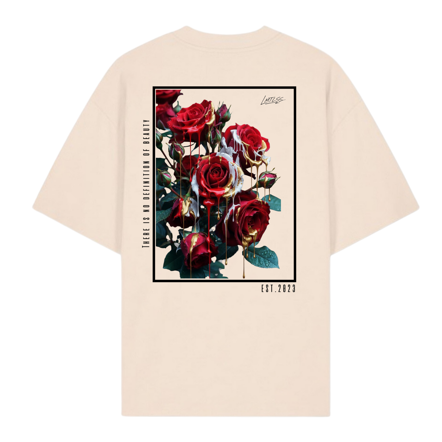 LMTLSS Bloom oversized Tee (roses)