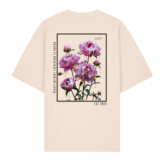 LMTLSS Bloom oversized Tee (Peonies)