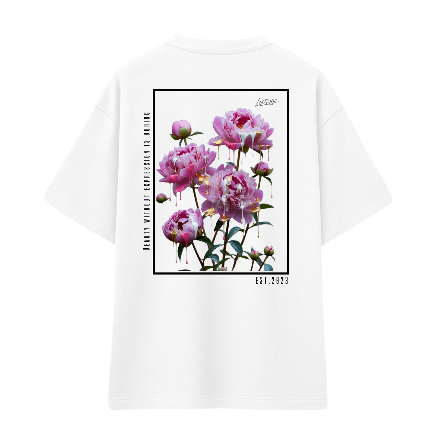 LMTLSS Bloom oversized Tee (Peonies)