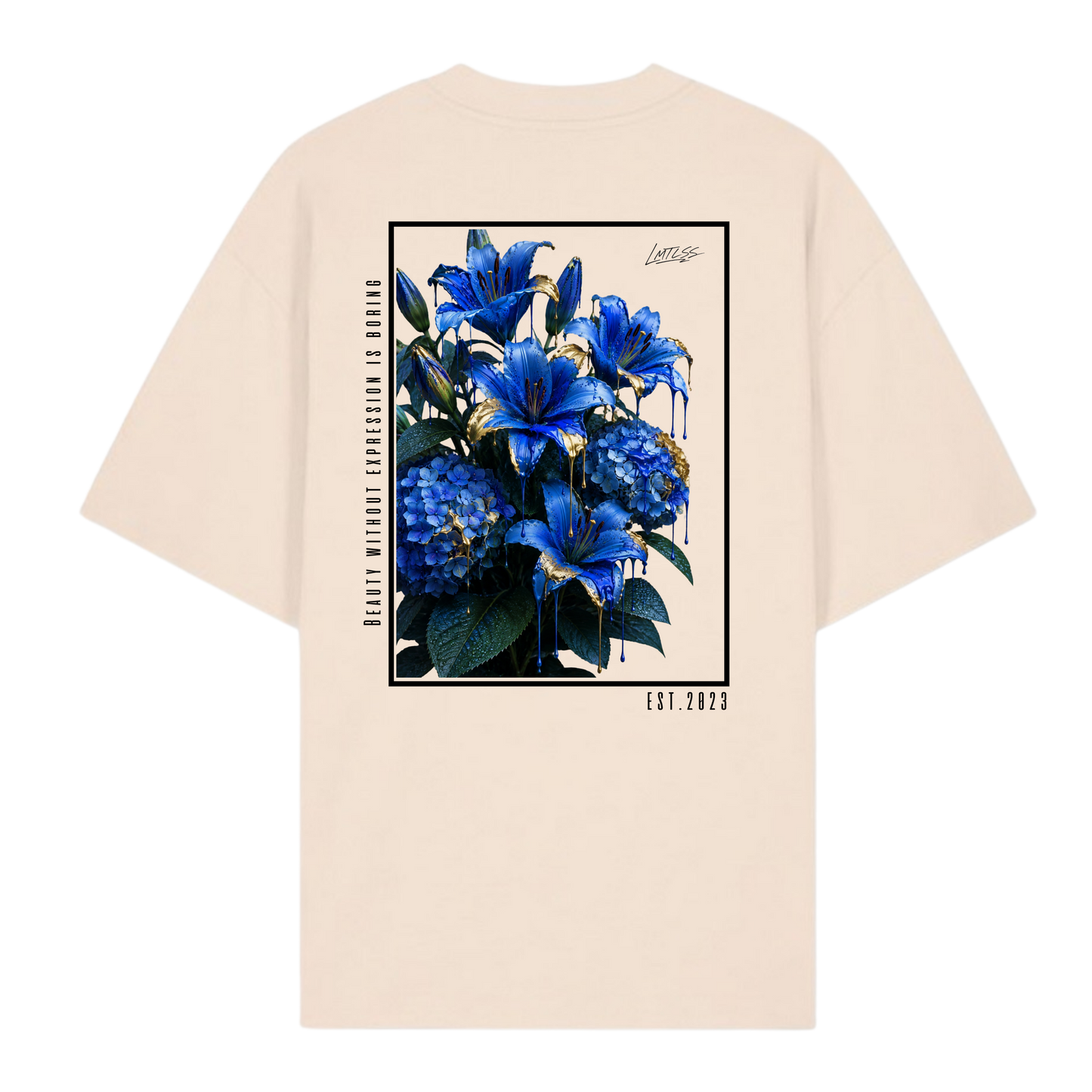 LMTLSS Bloom oversized Tee (Lilies)