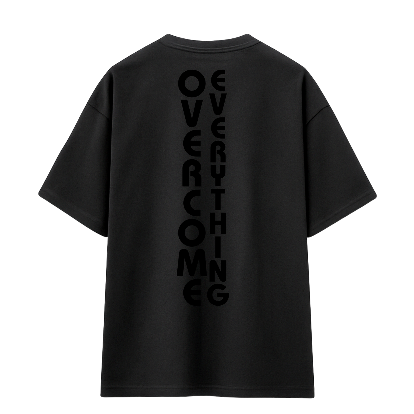 LMTSS Blackout tee - Overcome Everything (BOX FIT)