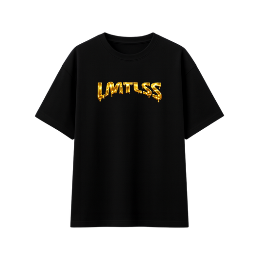 LMTLSS Gold drip Tee