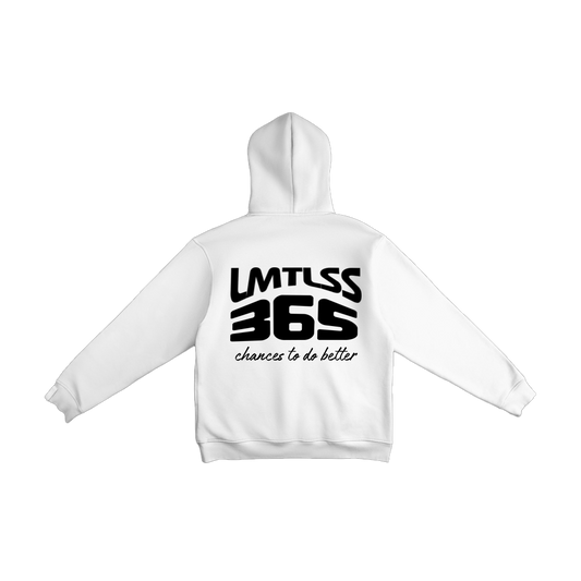 WHITE 365 lightweight hoodie