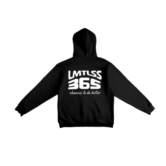 BLACK 365 lightweight hoodie