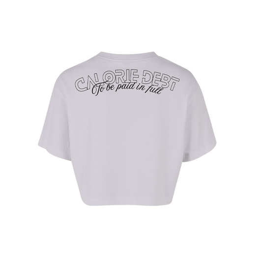 LMTLSS Crop Tee – CALORIE DEBT